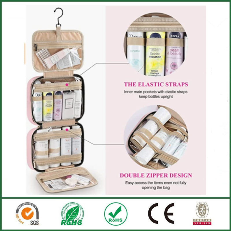 Waterproof Toiletry Organizer Bag with 4 Storage Pockets
