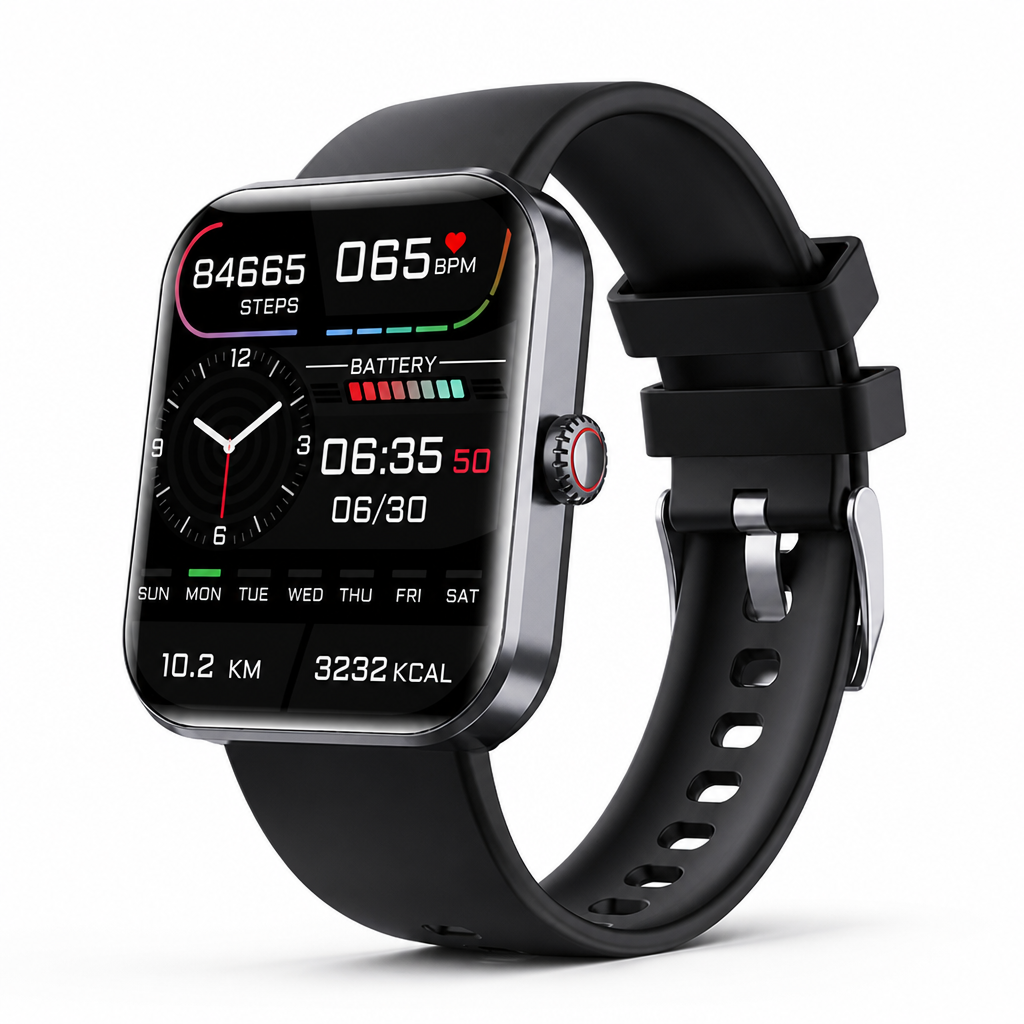 Painless Non-Invasive Glucose Monitor Watch (5-Day Battery)