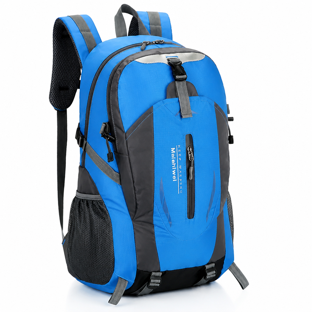 Water-Repellent Multi-Compartment Travel Backpack (Adjustable Padded Straps)