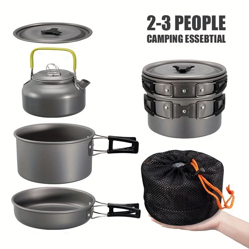 Portable Outdoor Cooking Kit – Lightweight Set for Camping