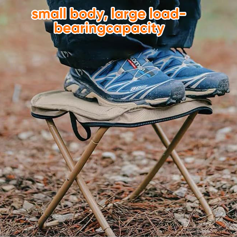 Portable Chair and Foldable Stool Backpack for Fishing and Camping