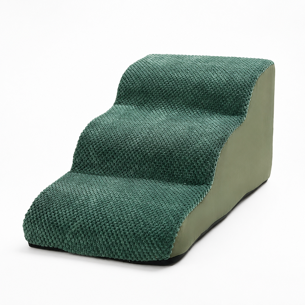Orthopedic Non-Slip High-Density Foam Pet Stairs (Removable Washable Cover)