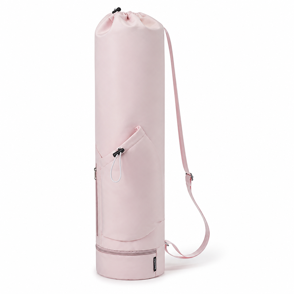 Water-Resistant Wet Pocket Yoga Mat Bag (Adjustable Strap)
