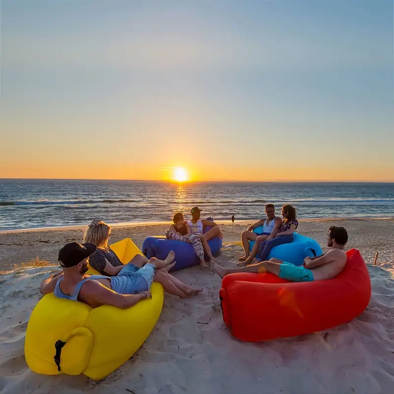 Outdoor Inflatable Lounge Chair for Recreational Use
