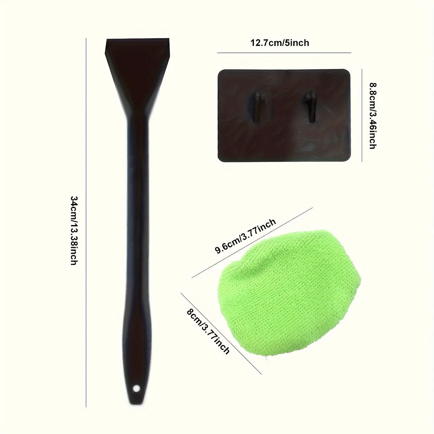 Windshield Cleaning Brush Set for Streak-Free Auto Glass Care