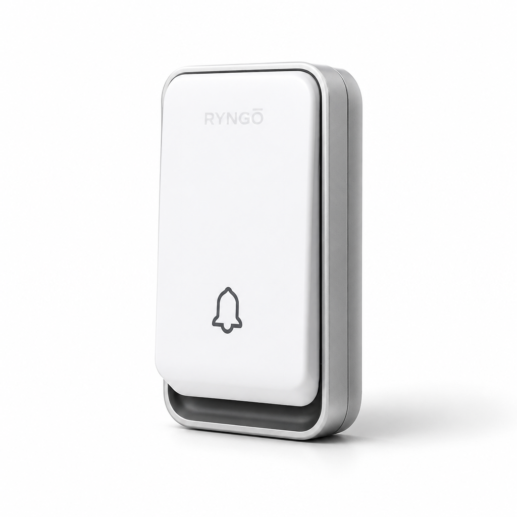 Kinetic-Powered Long-Range Doorbell (With Receiver)