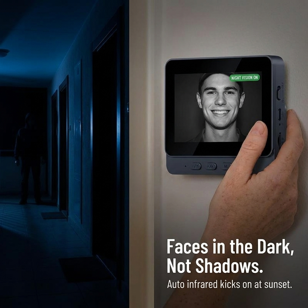 ClearView™ Wireless Door Guardian — Instantly See and Speak to Every Visitor for Total Peace of Mind