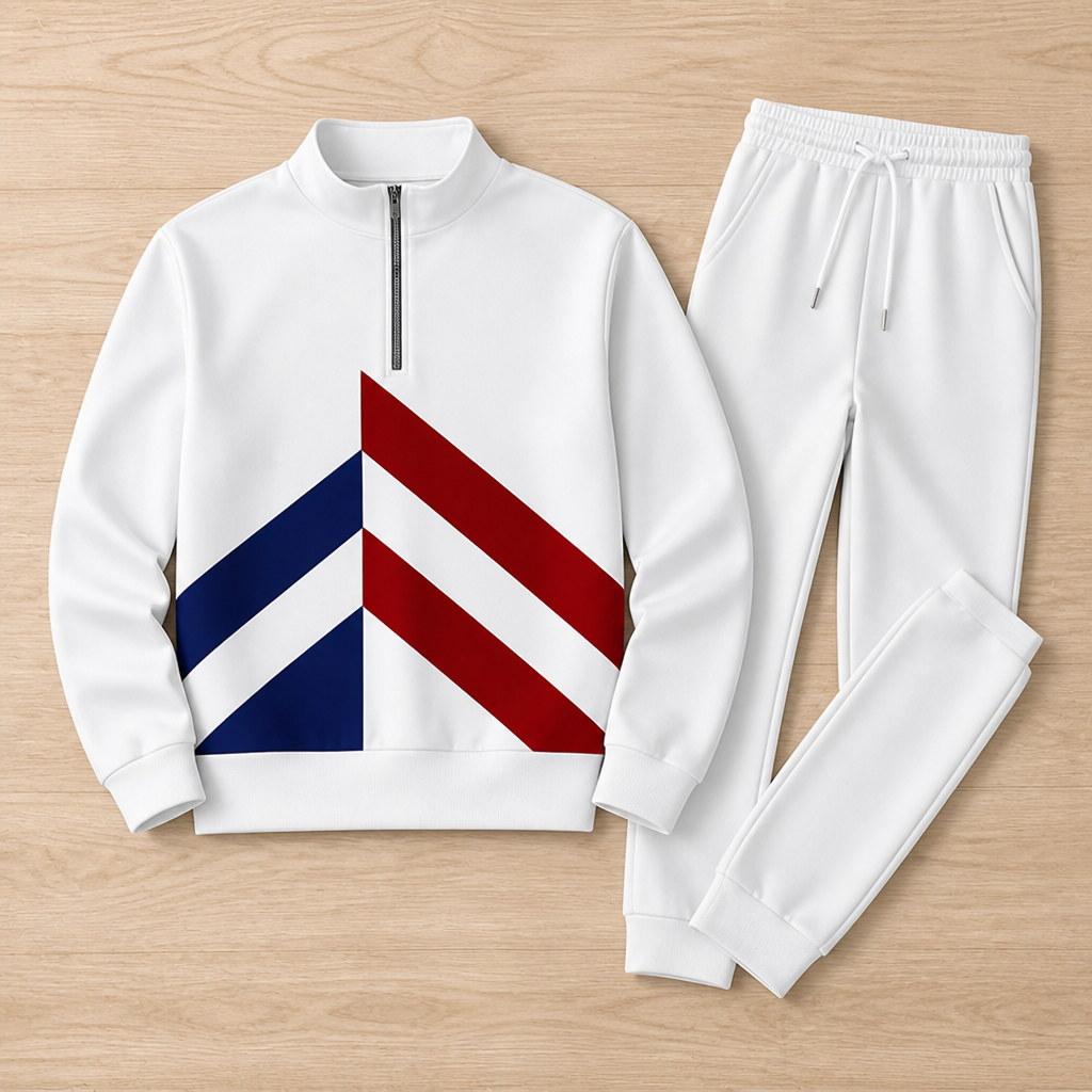 Dominex™ Half-Zip Tracksuit Set — Command Every Move with Effortless Style and All-Day Comfort