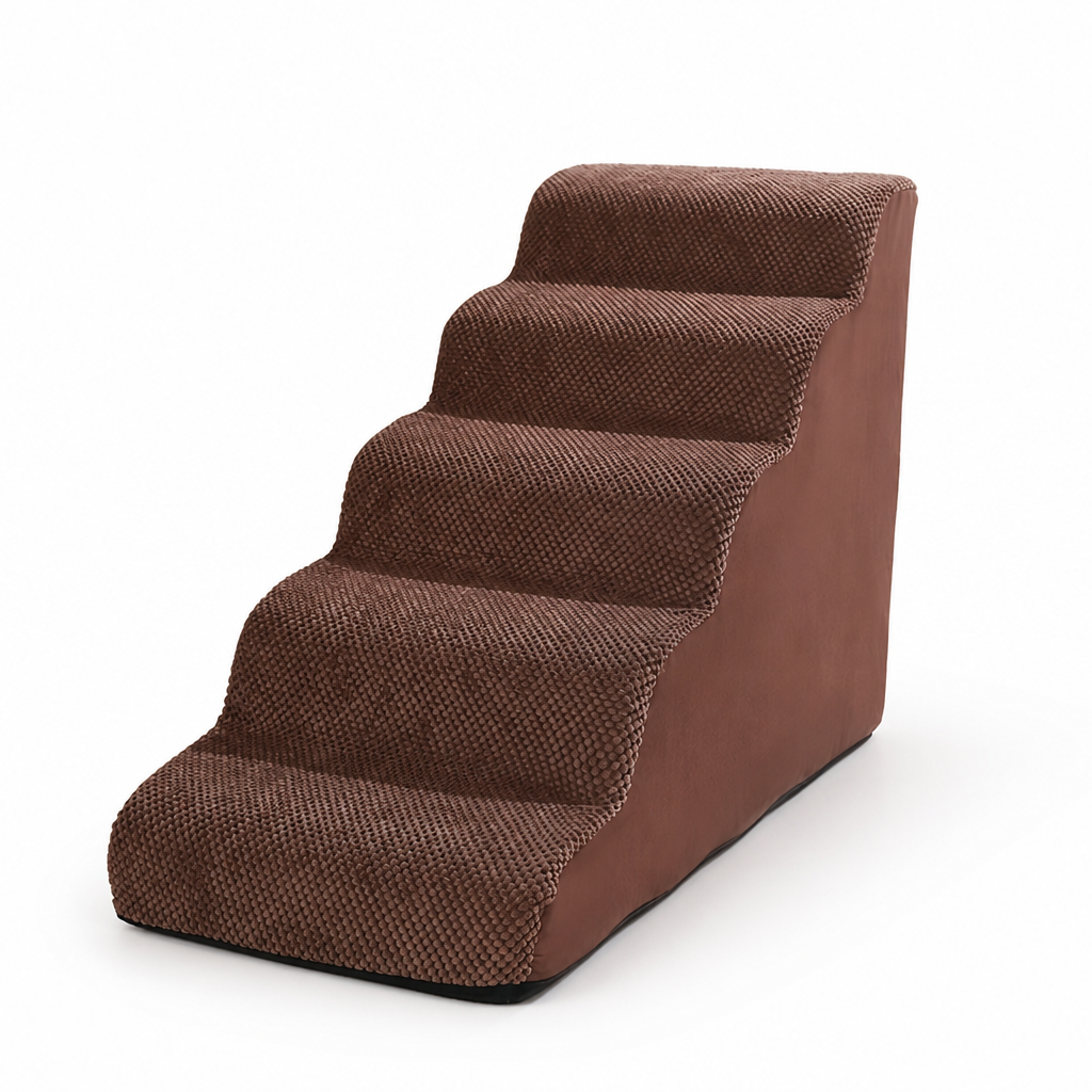 Orthopedic Non-Slip High-Density Foam Pet Stairs (Removable Washable Cover)