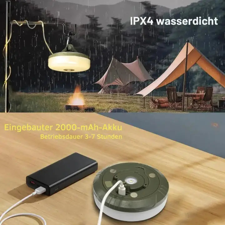 Multipurpose Camping Lantern – 4 Functions for Light, Power, Comfort