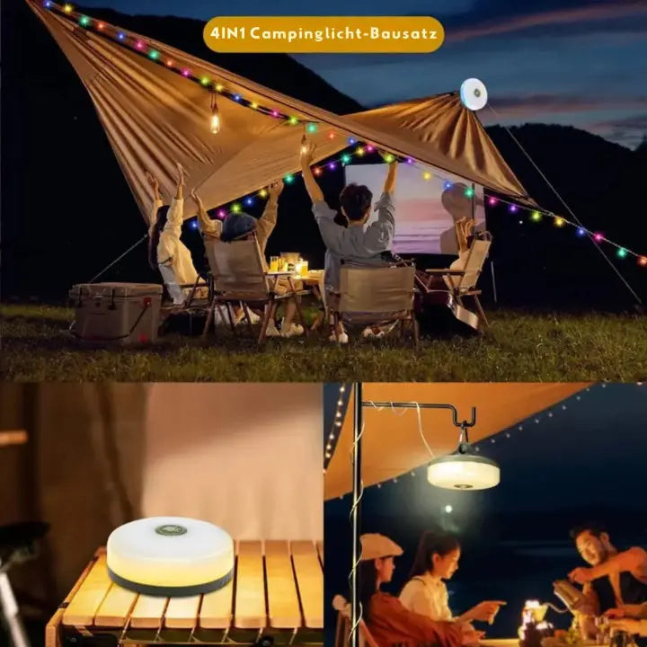Multipurpose Camping Lantern – 4 Functions for Light, Power, Comfort