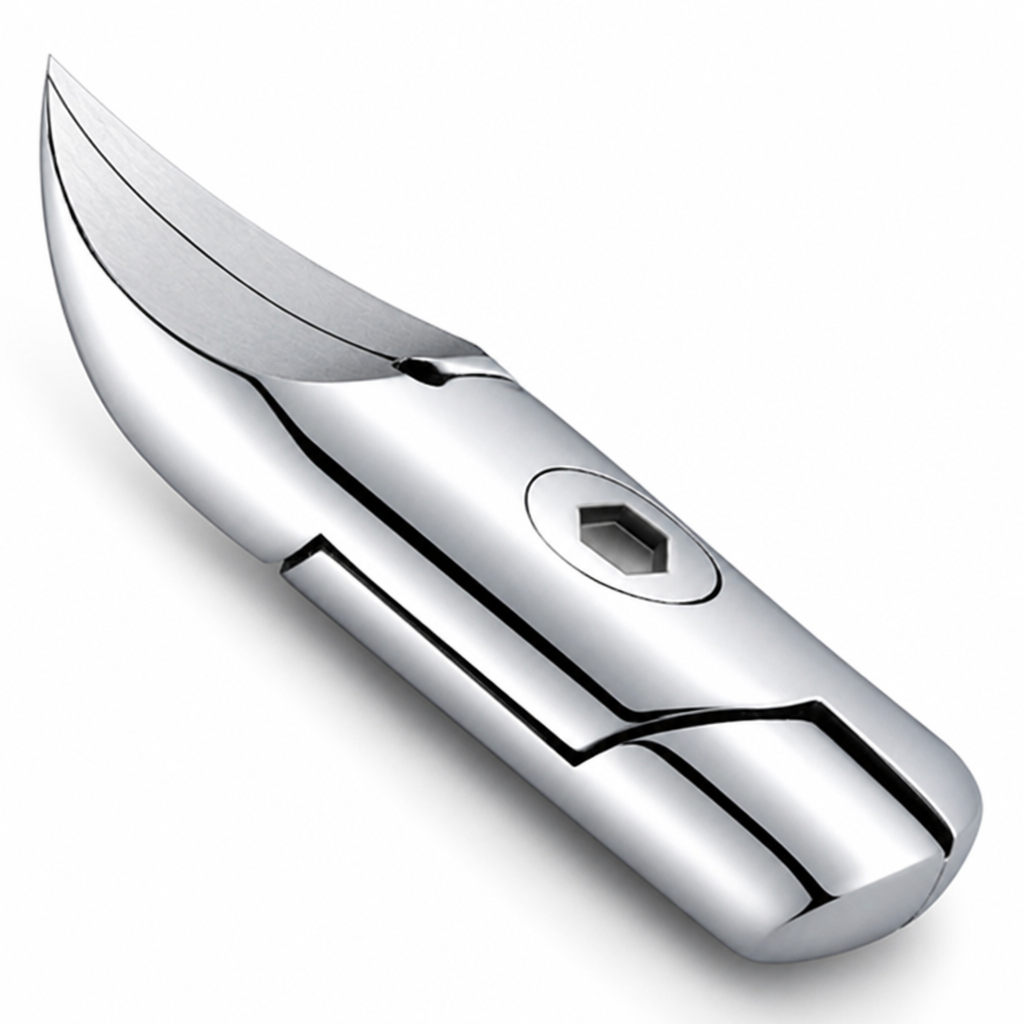 Ergonomic Non-Slip Medical-Grade Stainless Steel Toenail Clipper (Wide Jaw)