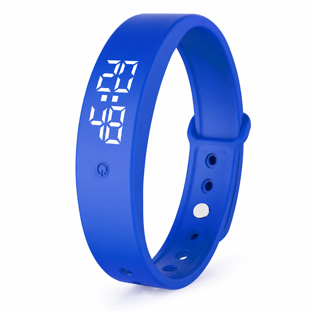 Silent Vibration Waterproof Health-Tracking Smartwatch