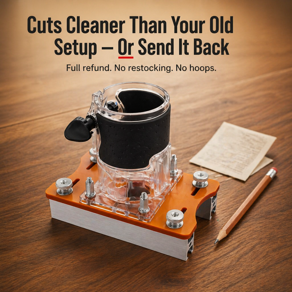 NovaCraft™ — Achieve Clean-Cut Mortises & Slots Without Router Drift