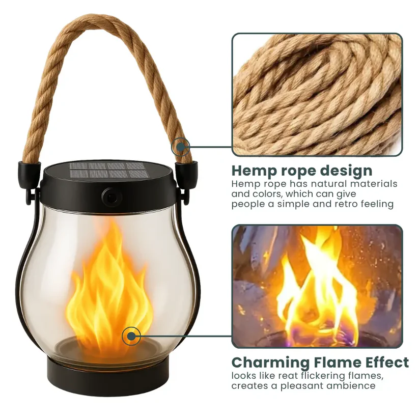 EmberLux™ — Ignite Cozy Nights with Safe, Stunning Solar Flame Glow
