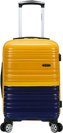Expandable Hard Shell Carry-On Luggage with 4 Spinning Wheels