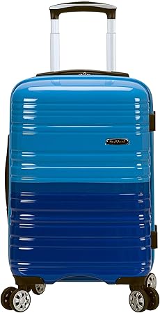 Expandable Hard Shell Carry-On Luggage with 4 Spinning Wheels