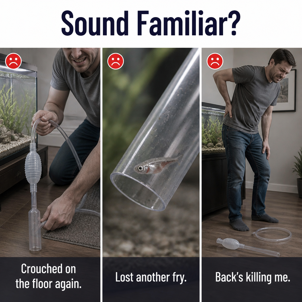 Flexora™ — Clean Your Tank in 5 Minutes Flat Without Bending or Mouth-Priming