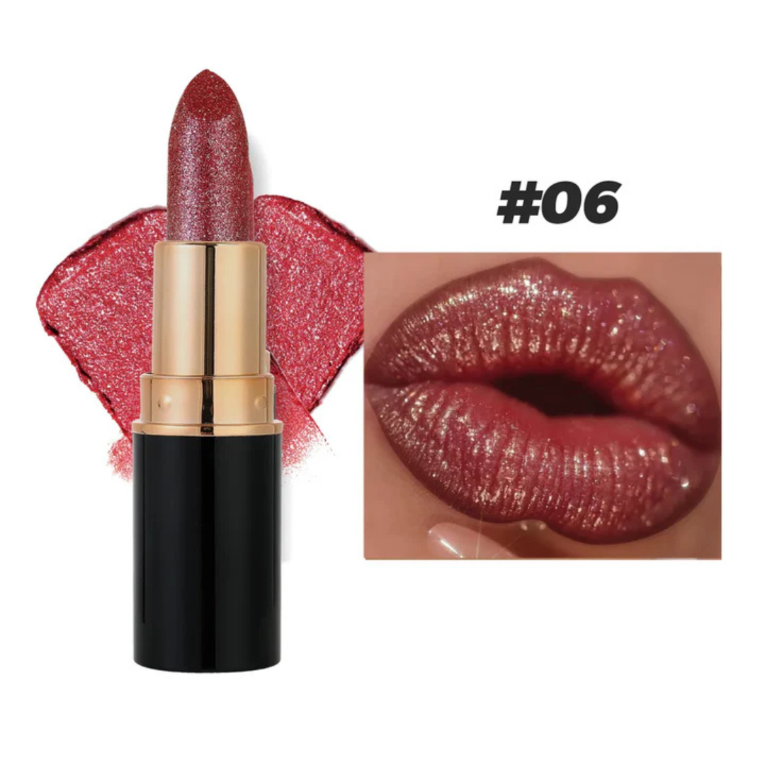 LustraShine™ Metallic Lipstick — Captivate with Unstoppable Shine and Softness All Day Long