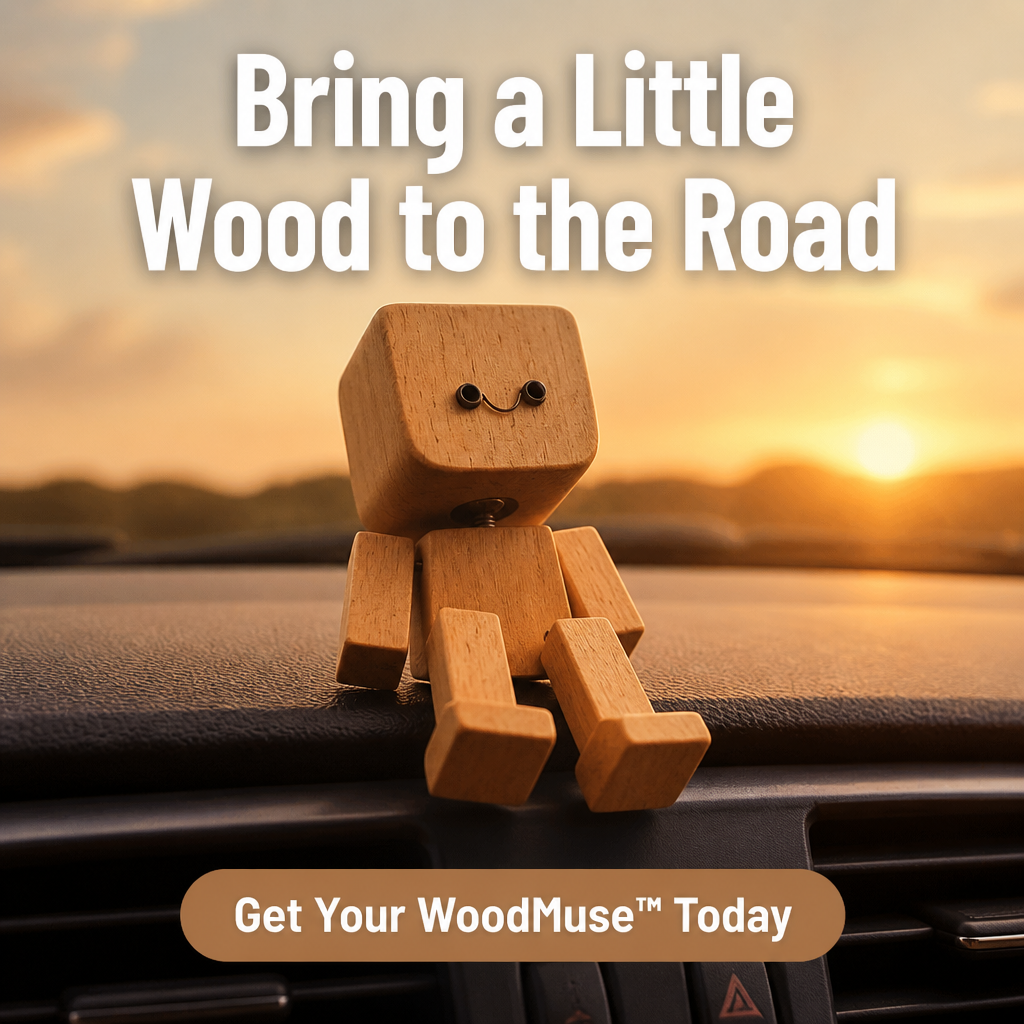 WoodMuse™ — Park a Handcrafted Wooden Pal That Sways With Every Ride