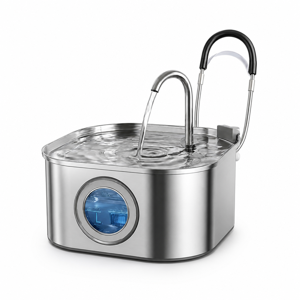 Whisper-Quiet 5-Stage Filtration Pet Water Fountain (3.2L)