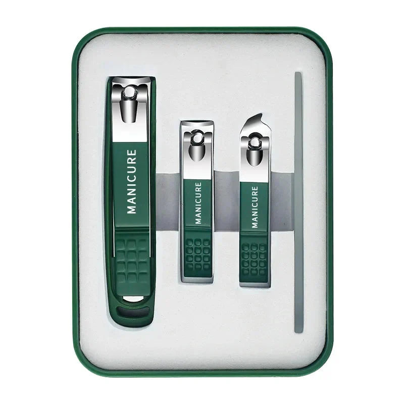 Nail Clipper Kit in Stainless Steel with Nail File