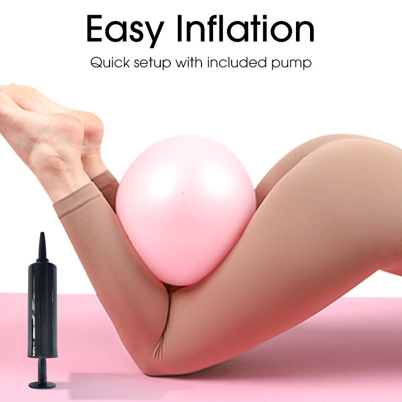 Balance Training Ball with Pump – Burst-Resistant PVC Material