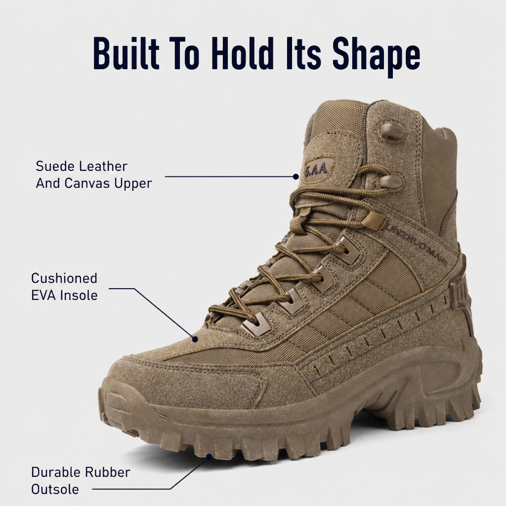 IronDash™ Tactical Boots — Command Every Terrain with Dry, Steady Confidence