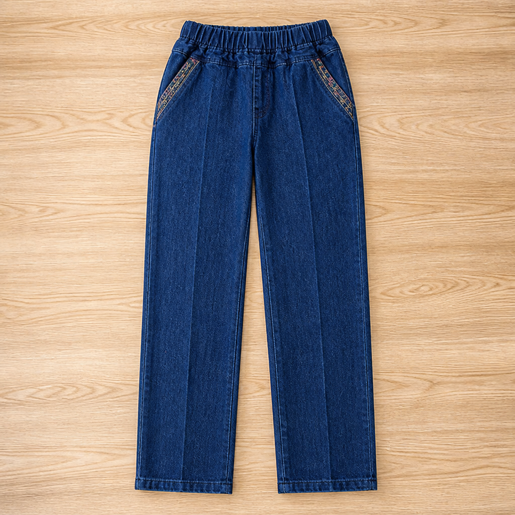 VelloraFlex™ — Jeans That Sculpt Your Curves and Free Your Every Move