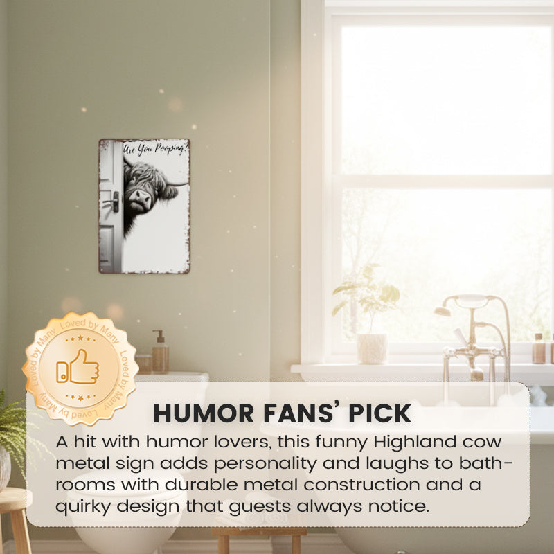 MooMood™ Laugh Sign — Turn Your Bathroom into a Happy, Unforgettable Spot Every Day