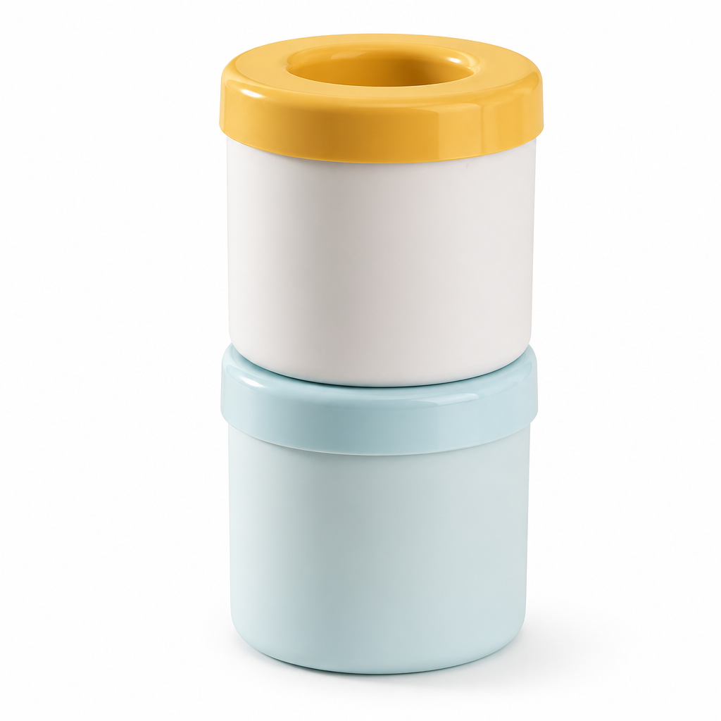 Squeeze-Release & Airtight Silicone Ice Cube Maker (Set of 2)