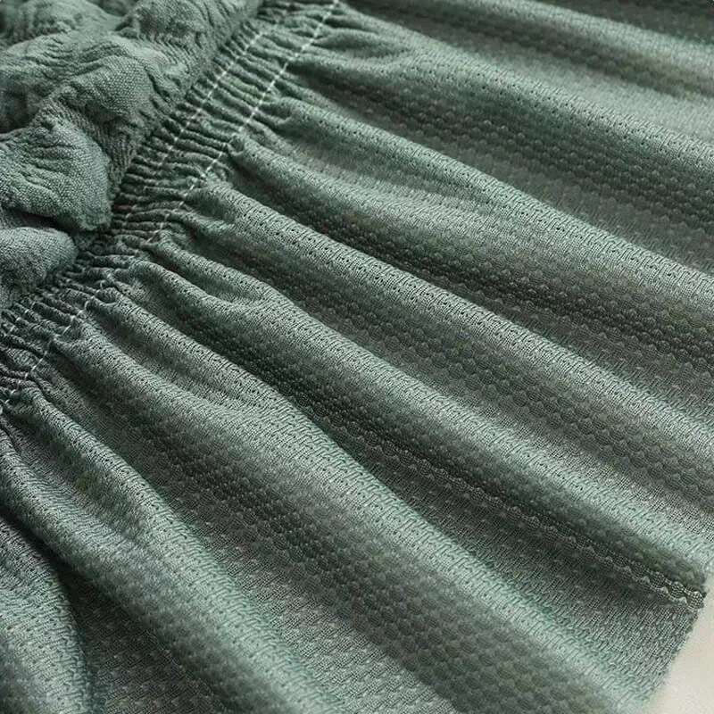 Non-Slip Stretchable Ruffled Chair Covers