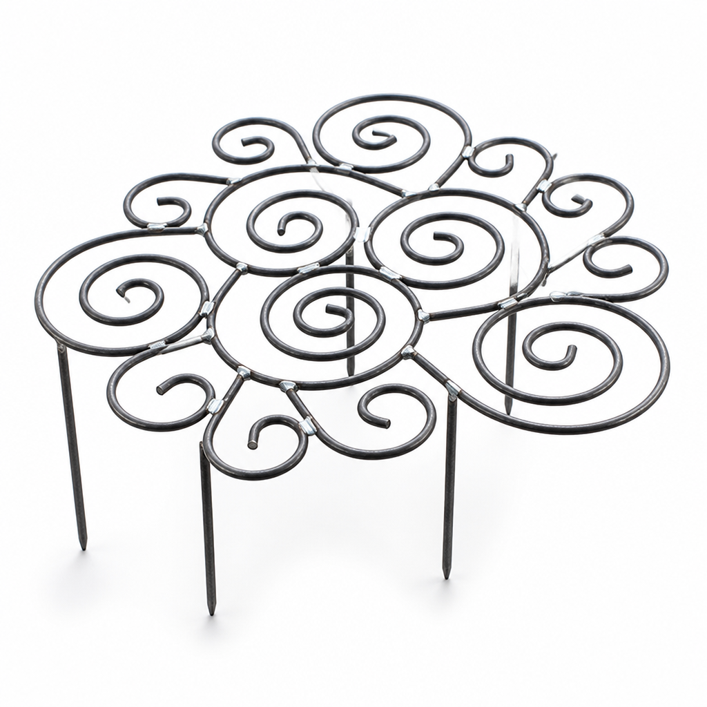 Handcrafted Metal Spiral Plant Support