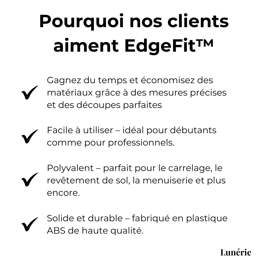 EdgeMold™ — Nail Perfect Cuts Effortlessly and Save Time on Every Project