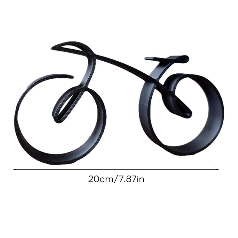 Iron Bicycle Figurine – Minimalist Home Decor