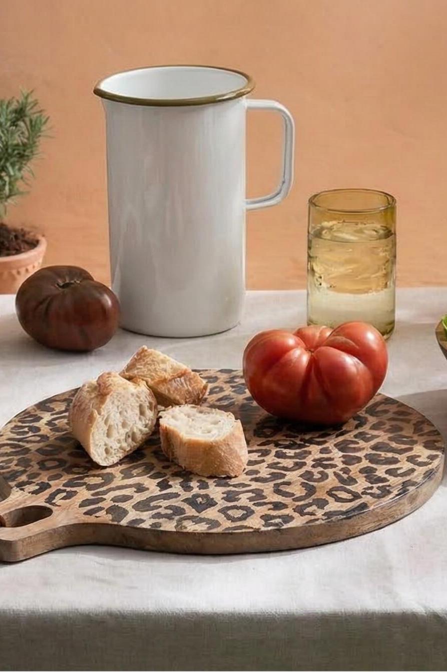 Scandinavian Style Wooden Serving Board Set - Round & Square Sapele