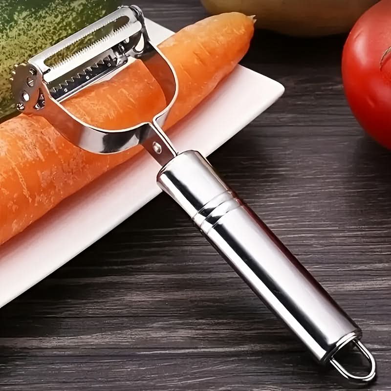 Stainless Steel Vegetable Peeler and Julienne Cutter