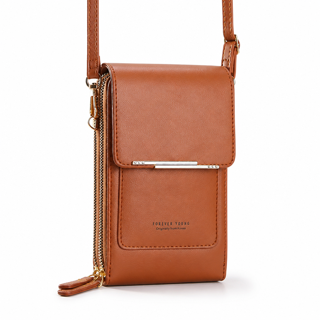 Touchscreen Rear-Pocket Convertible Crossbody Phone Bag