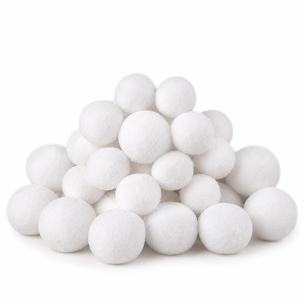 Polyester Fiber High-Efficiency Pool Filter Balls (30–50mm)