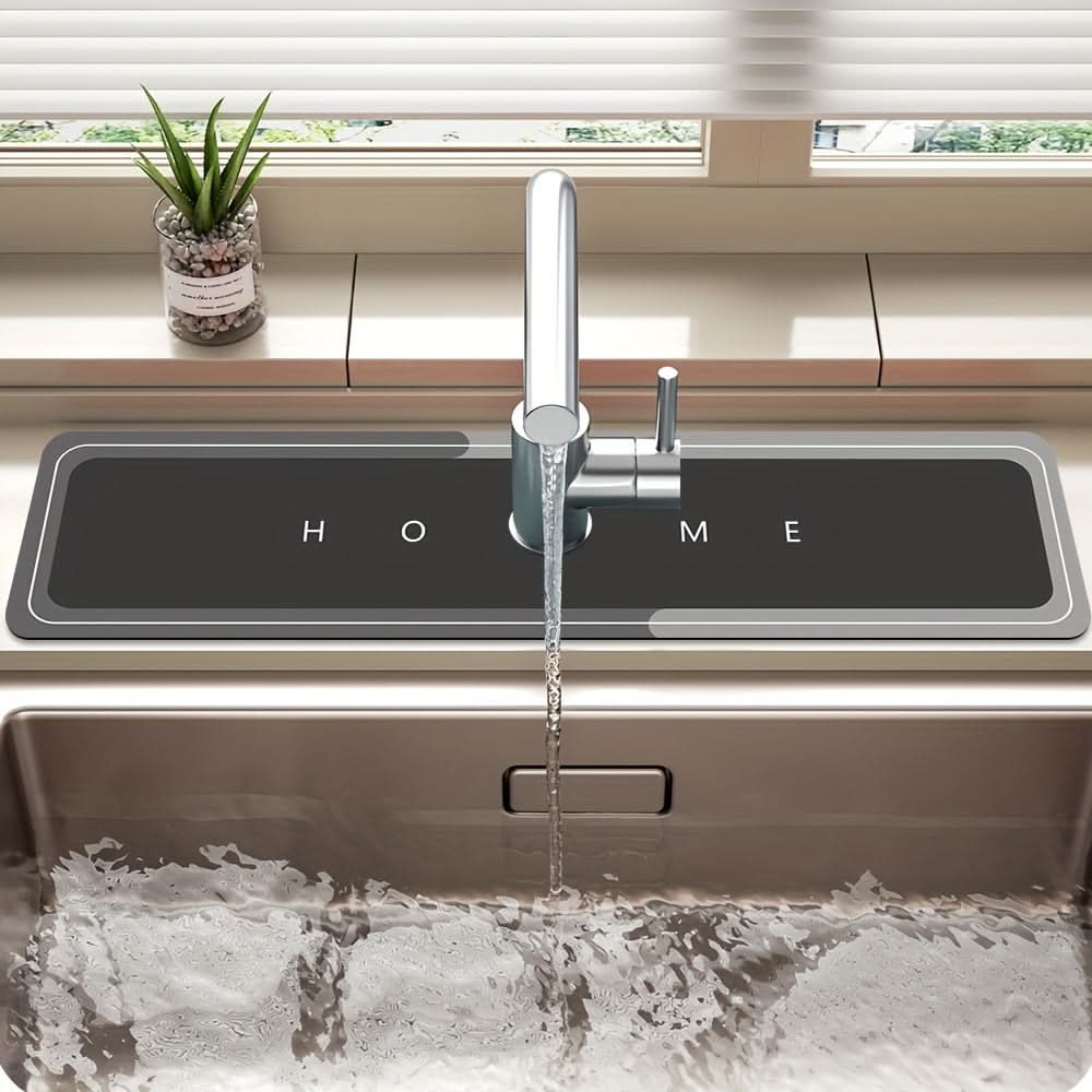 Absorbent Splash Mat for Faucets – Drip Catcher