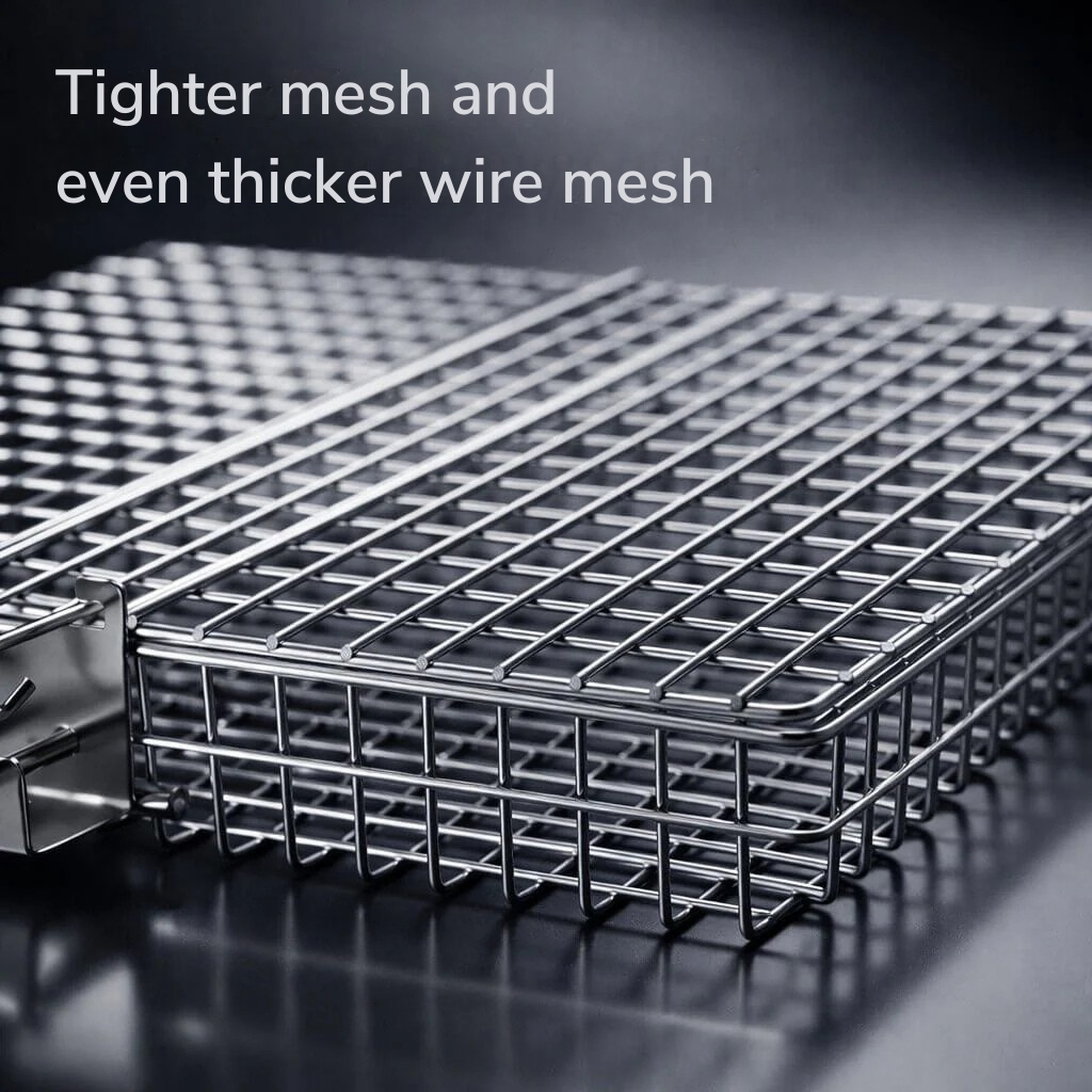 Grill Basket | Stainless Steel | Even Heat Distribution | BBQWend