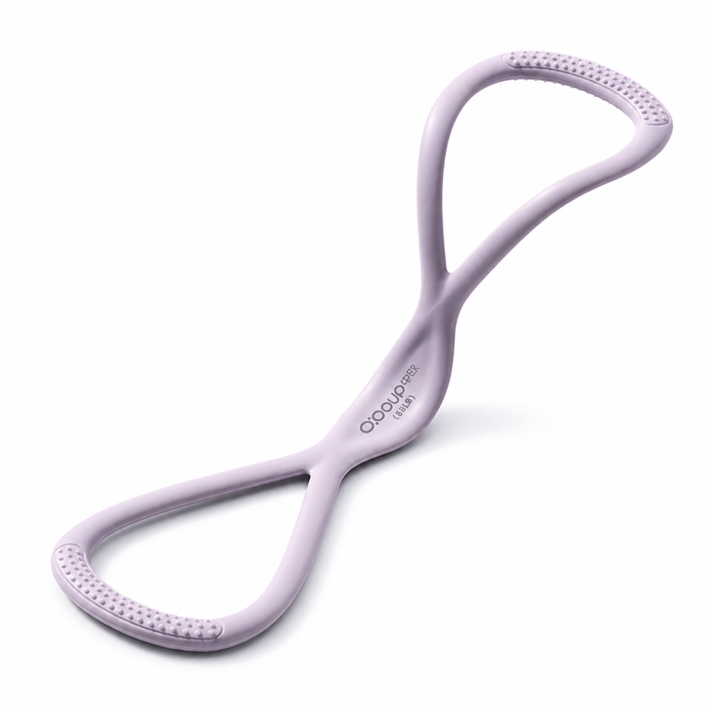 Posture-Correcting Silicone Figure-8 Resistance Band