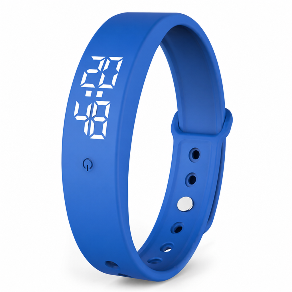 Silent Vibration Waterproof Health-Tracking Smartwatch