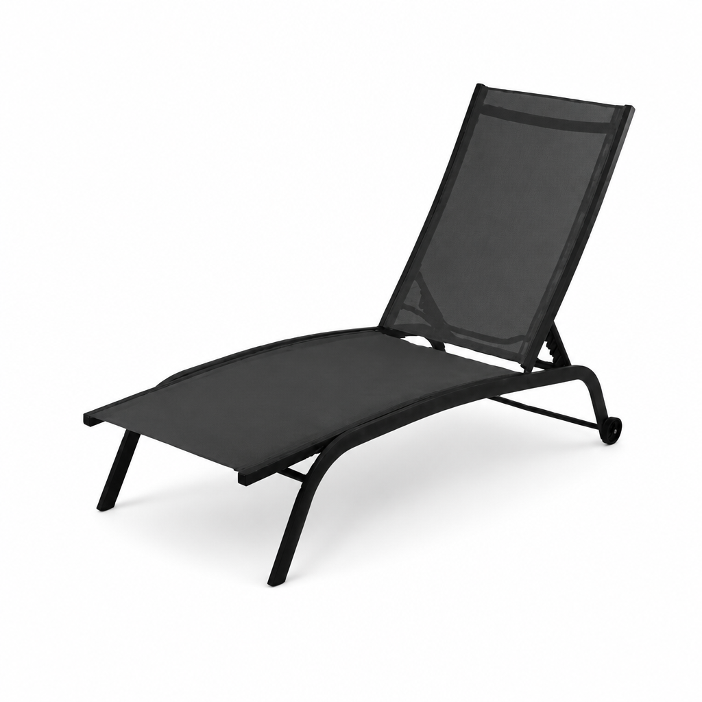 Ergonomic Adjustable Outdoor Recliner (UV-Resistant Fabric)