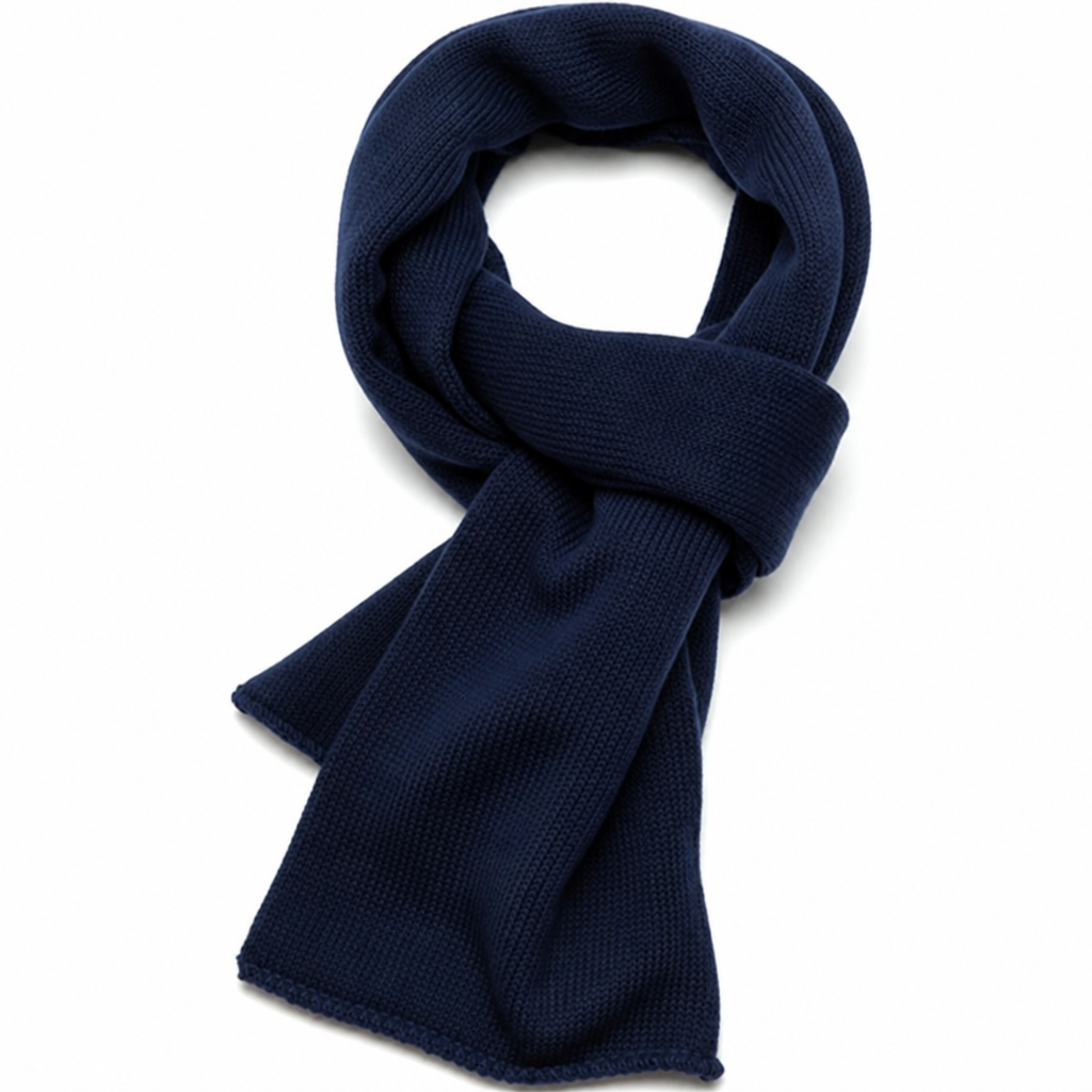 Double-Layer Soft Acrylic Scarf (Men's)