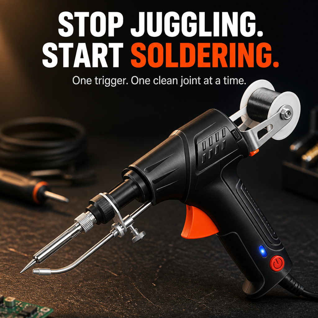 FluxForge™ — Master Every Solder Joint with One-Handed Precision and Total Control