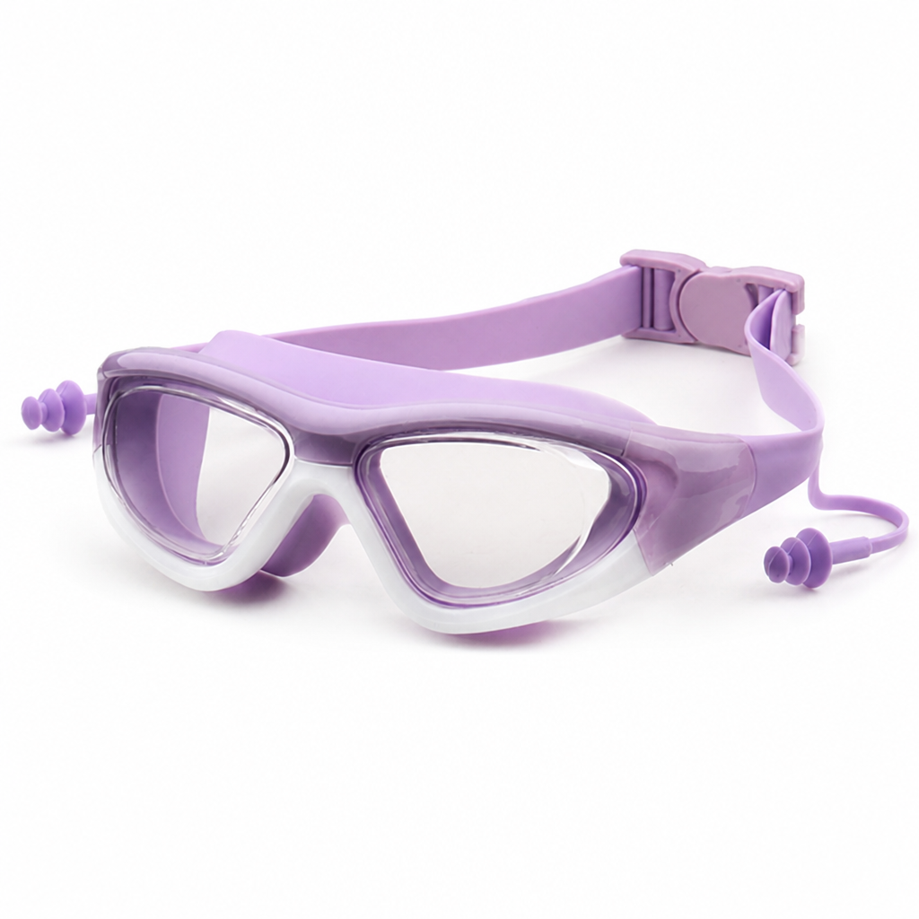 Anti-Fog & UV Protection Adjustable Strap Swim Goggles