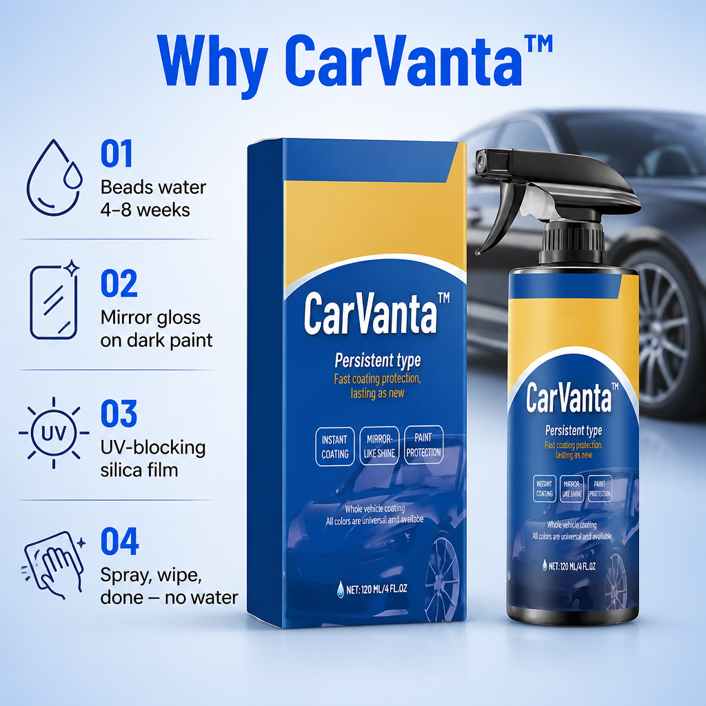 CarVanta™ — Spray, Wipe & Seal Showroom Shine in Minutes