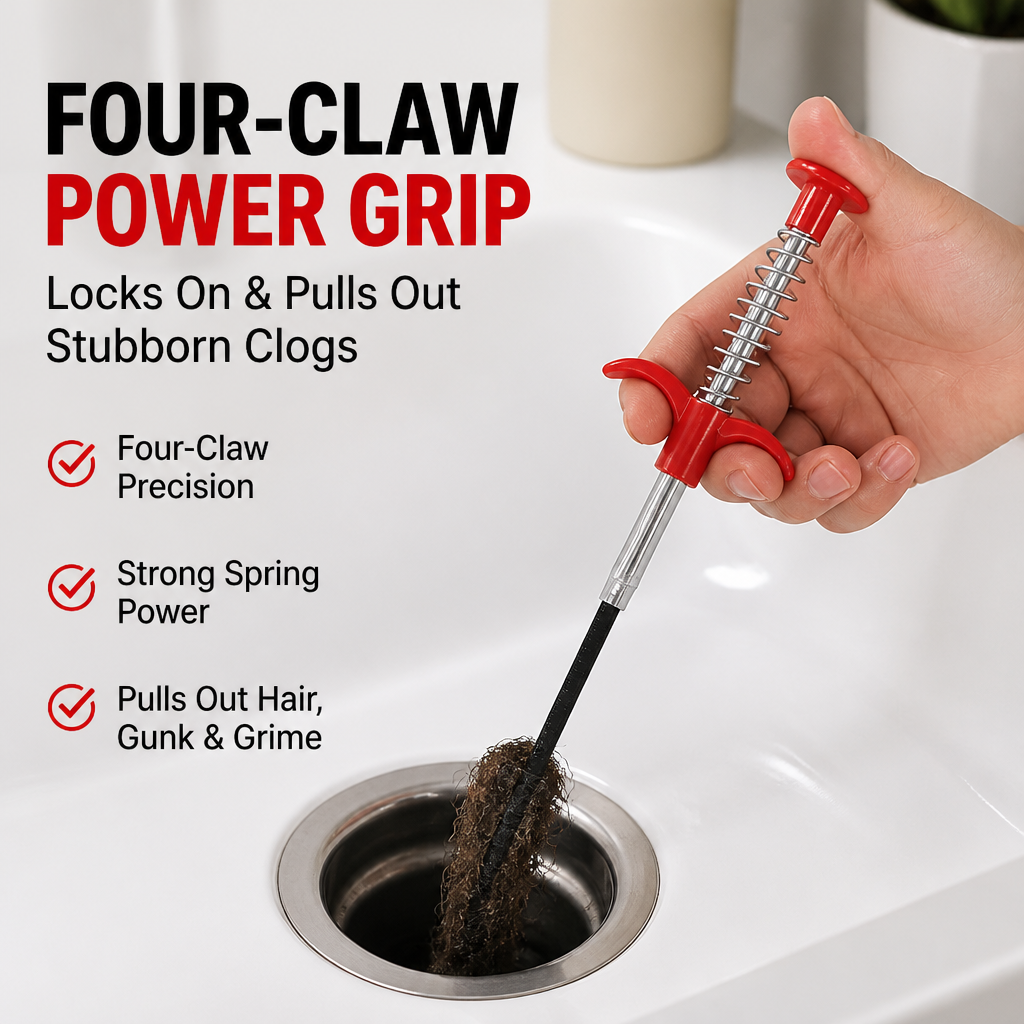 ClearFlowPro™ — Instantly Crush Clogs Without Chemicals or Chaos