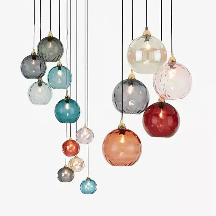 Modern Hanging Lamp with Globe Design – Glass Pendant Light